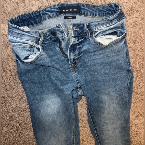 Aéropostale Medium Wash Skinny Jeans - Men - Picture 8 of 8